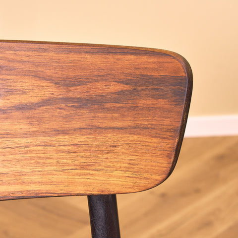 Danish dining chairs in walnut & beech by Findahl Møbelfabrik