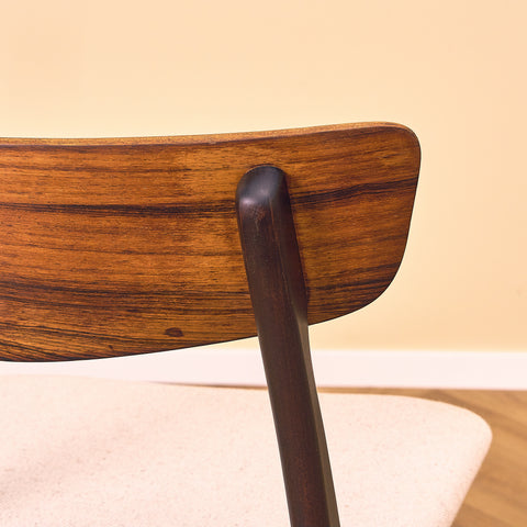 Danish dining chairs in walnut & beech by Findahl Møbelfabrik