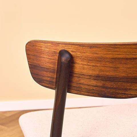 Danish dining chairs in walnut & beech by Findahl Møbelfabrik