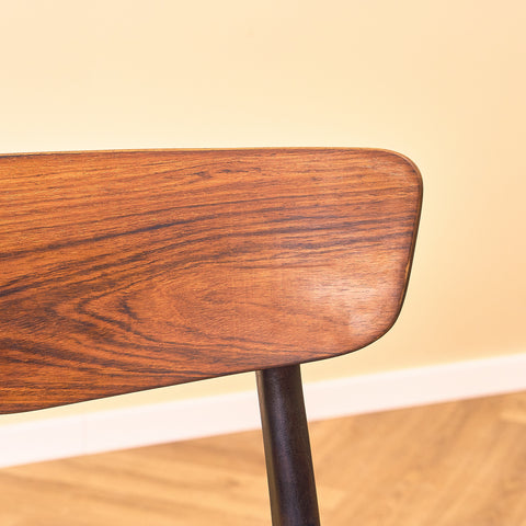 Danish dining chairs in walnut & beech by Findahl Møbelfabrik