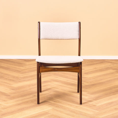 Danish dining chairs in walnut