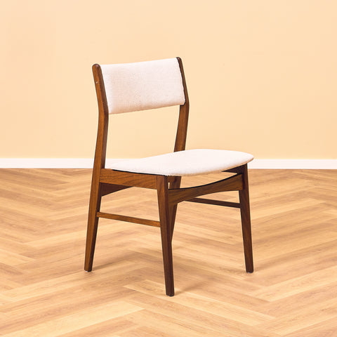 Danish dining chairs in walnut
