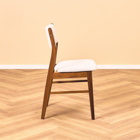 Danish dining chairs in walnut