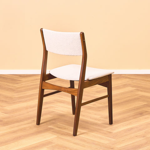 Danish dining chairs in walnut