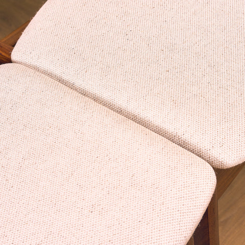 Danish dining chairs in walnut