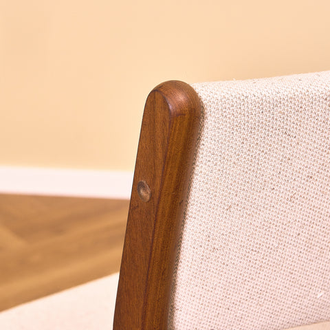 Danish dining chairs in walnut