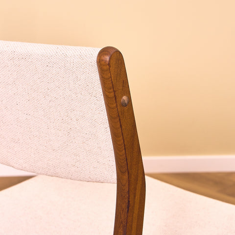 Danish dining chairs in walnut