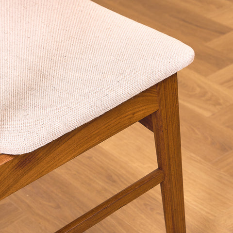 Danish dining chairs in walnut