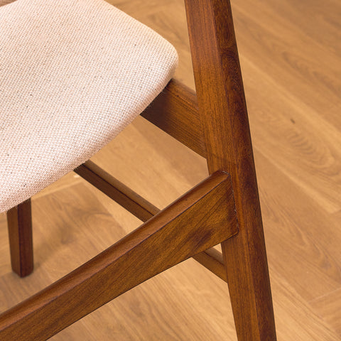 Danish dining chairs in walnut