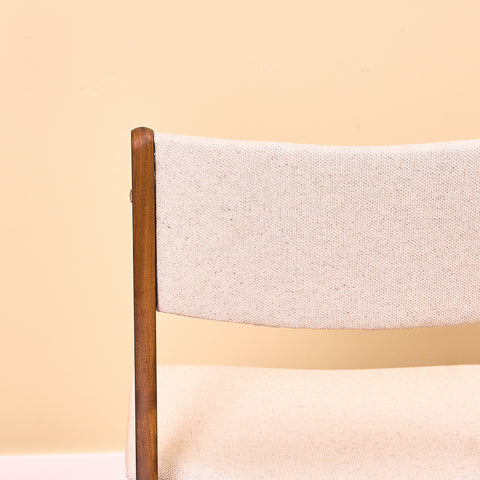 Danish dining chairs in walnut