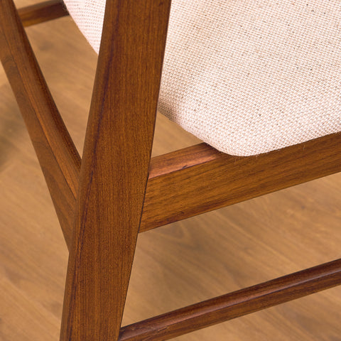 Danish dining chairs in walnut