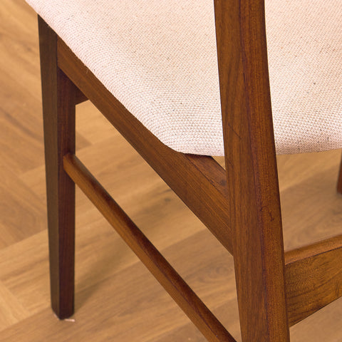 Danish dining chairs in walnut