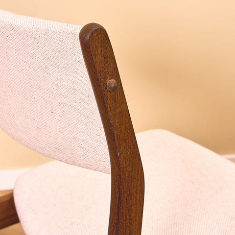 Danish dining chairs in walnut