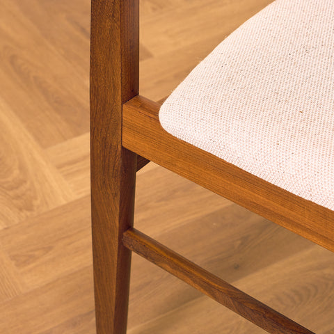 Danish dining chairs in walnut