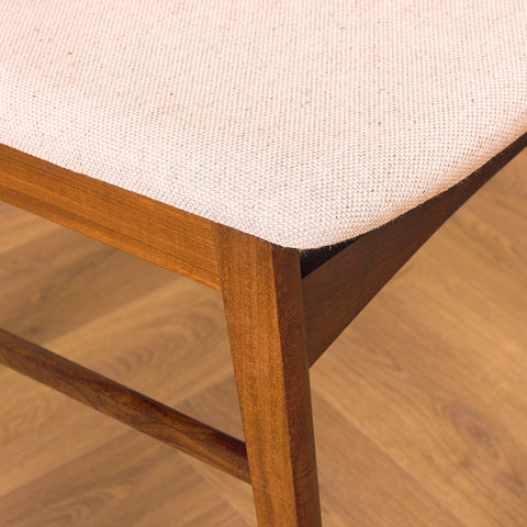 Danish dining chairs in walnut