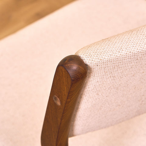 Danish dining chairs in walnut