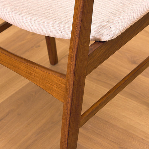 Danish dining chairs in walnut