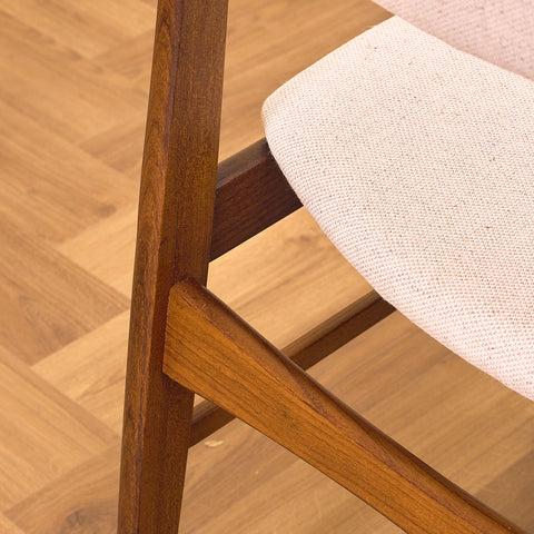 Danish dining chairs in walnut