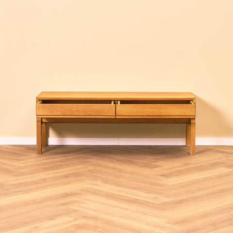 Swedish sideboard / TV-bench in oak by Marian Grabinski for IKEA, model 'MTP'