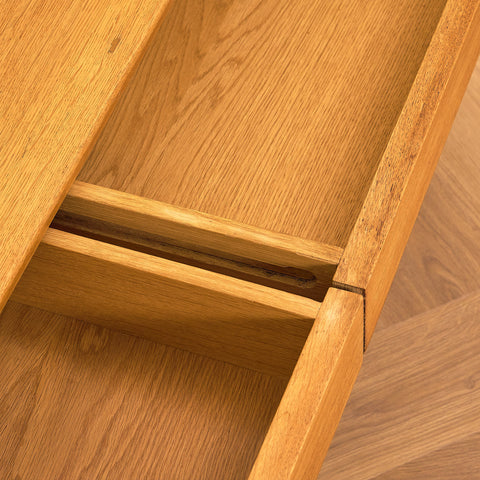 Swedish sideboard / TV-bench in oak by Marian Grabinski for IKEA, model 'MTP'