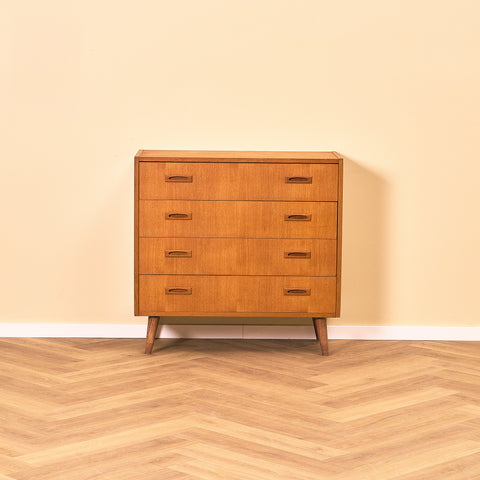 Danish chest of drawers in teak