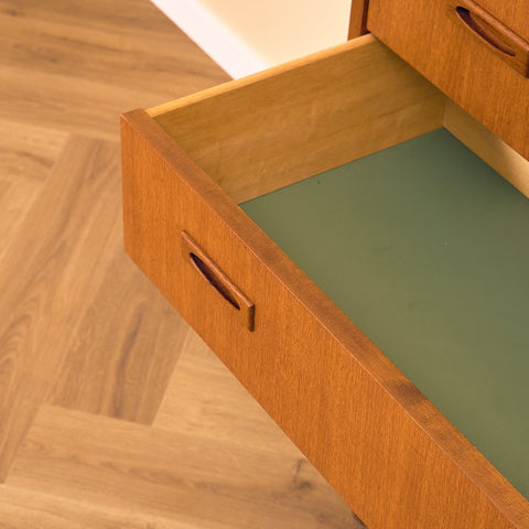 Danish chest of drawers in teak