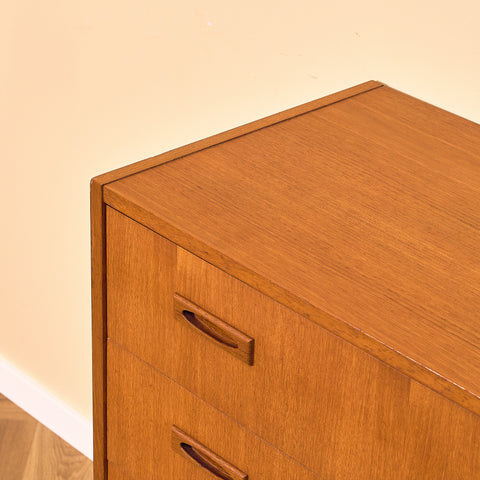 Danish chest of drawers in teak