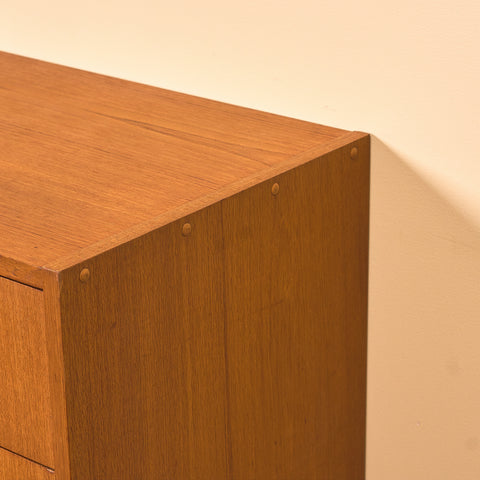 Danish chest of drawers in teak