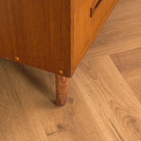 Danish chest of drawers in teak
