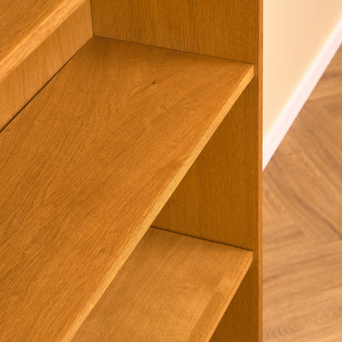 Swedish bookshelf in oak