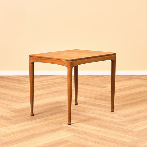 Swedish small side table in teak, model 'Micado' by Sven Engström and Gunnar Myrstrand for Bra Bohag, Tingström