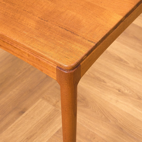 Swedish small side table in teak, model 'Micado' by Sven Engström and Gunnar Myrstrand for Bra Bohag, Tingström