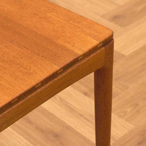 Swedish small side table in teak, model 'Micado' by Sven Engström and Gunnar Myrstrand for Bra Bohag, Tingström