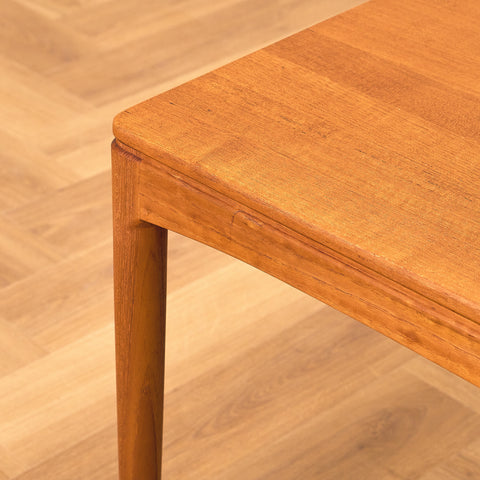 Swedish small side table in teak, model 'Micado' by Sven Engström and Gunnar Myrstrand for Bra Bohag, Tingström