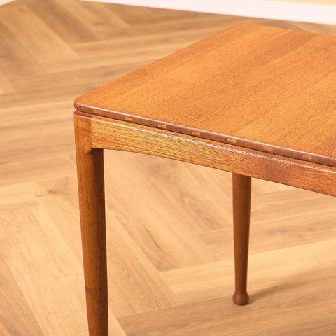 Swedish small side table in teak, model 'Micado' by Sven Engström and Gunnar Myrstrand for Bra Bohag, Tingström