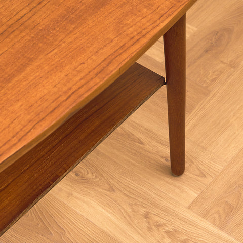 Danish side table in teak