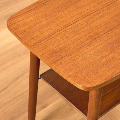 Danish side table in teak