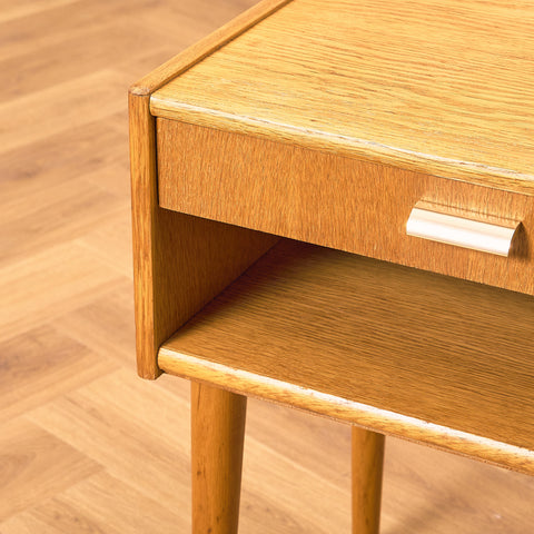 Swedish bedside table in oak