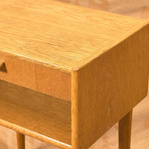 Swedish bedside table in oak