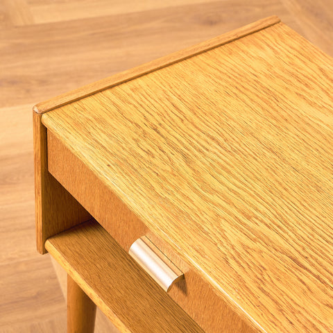 Swedish bedside table in oak