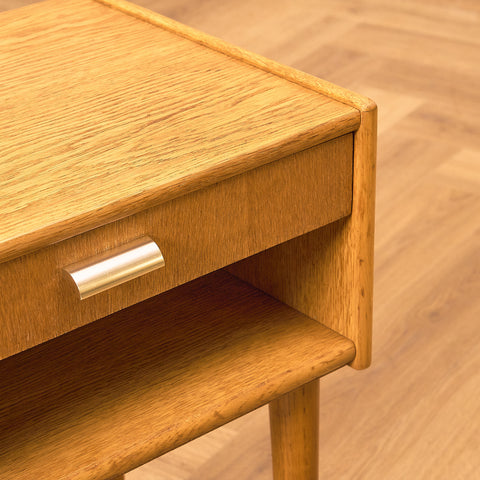 Swedish bedside table in oak