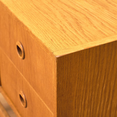 Swedish side table in oak