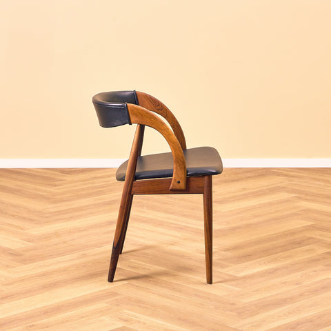 Danish dining chairs in Santos rosewood by Orte Mobelfabrik