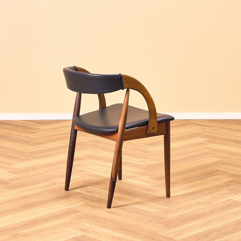 Danish dining chairs in Santos rosewood by Orte Mobelfabrik
