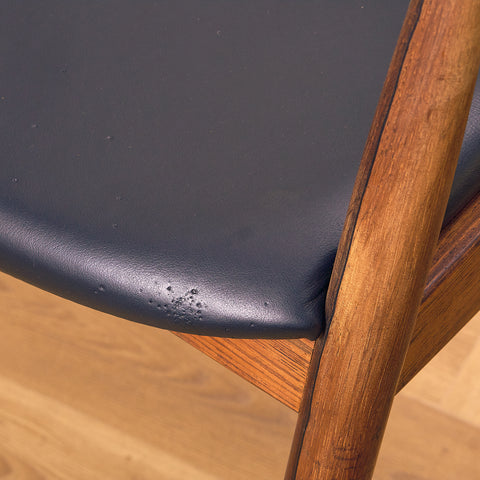 Danish dining chairs in Santos rosewood by Orte Mobelfabrik