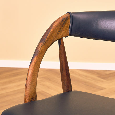 Danish dining chairs in Santos rosewood by Orte Mobelfabrik