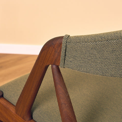 Danish dining chairs in walnut, model 31 by Kai Kristiansen