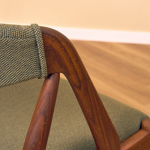 Danish dining chairs in walnut, model 31 by Kai Kristiansen