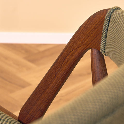 Danish dining chairs in walnut, model 31 by Kai Kristiansen