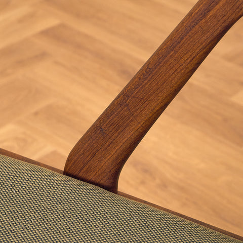 Danish dining chairs in walnut, model 31 by Kai Kristiansen
